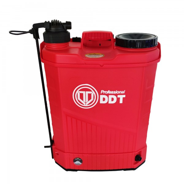 Pompa de stropit cu acumulator 2 in 1 , DDT , Model nou , rezervor 16 Litri , 12 V , 8 Ah , tija telescopica , accesorii incluse