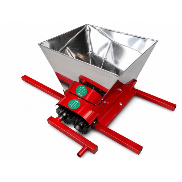 Zdrobitor manual pentru struguri și fructe DDT HGP-50S, cuvă inox, capacitate 300 kg/h, acționare manuală