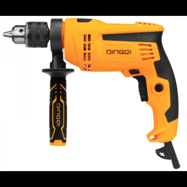 Bormașină electrică DINGQI 850W, mandrină 13 mm – Viteză variabilă, revers și mandrină cu cheie