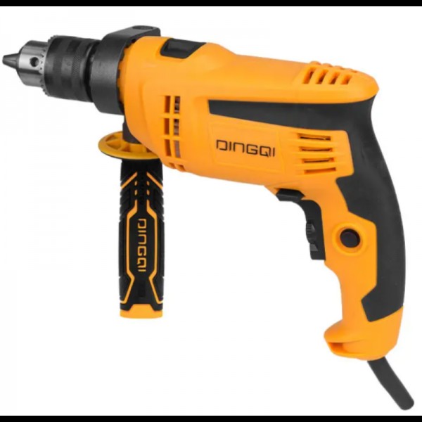 Bormașină electrică DINGQI 850W, mandrină 13 mm – Viteză variabilă, revers și mandrină cu cheie