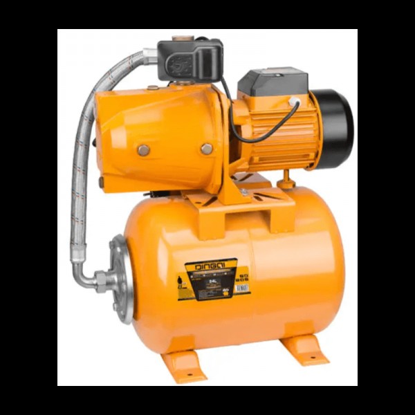 Hidrofor DINGQI JET200 1500W, vas 24L, debit 82 l/min, refulare 51 m, aspirație 9 m