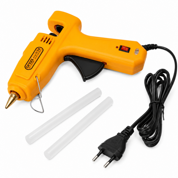 Pistol de Lipit cu Silicon DINGQI 60W – Pentru Baghete Ø11,2 mm, Încălzire Rapidă, Uz Profesional și DIY