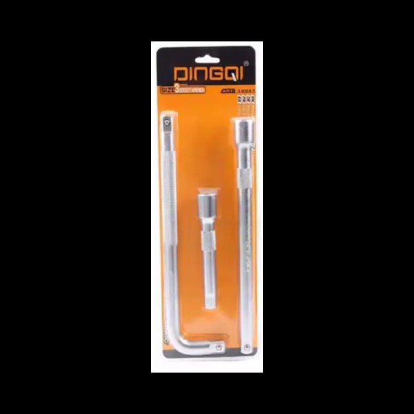 Set 3 Prelungitoare pentru Tubulare DINGQI 1/2" CR-V – Extensii Profesionale pentru Chei Tubulare