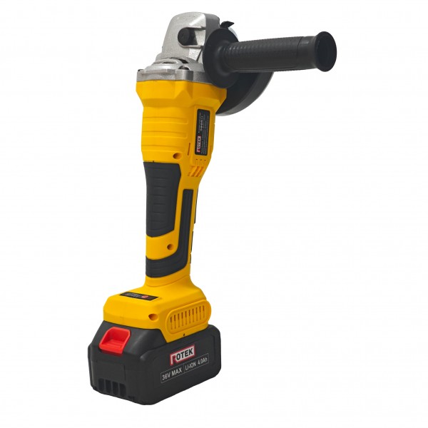 Polizor Unghiular (Flex) ROTEK cu 2 Acumulatori 36V 4Ah, Disc 125 mm, 8500 RPM, Încărcător și Valiză Transport