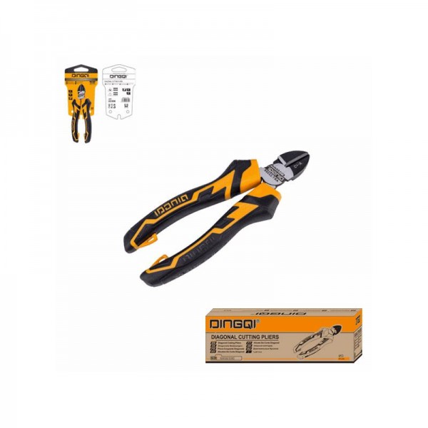 Clește tăietor diagonal DINGQI 6" (160 mm) Cr-V – Clește profesional pentru tăiere sârmă și cabluri