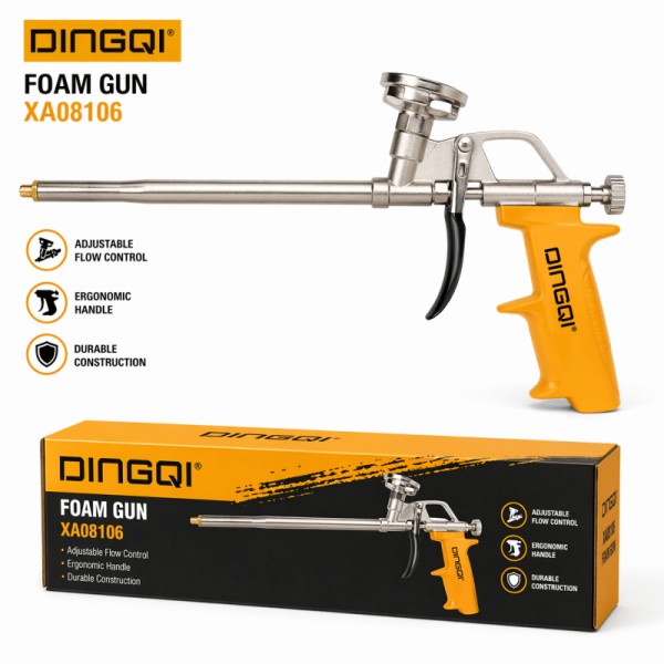 Pistol Profesional pentru Spumă Poliuretanică DINGQI 320 mm, Corp Metalic, Reglaj Debit, Model XA08106