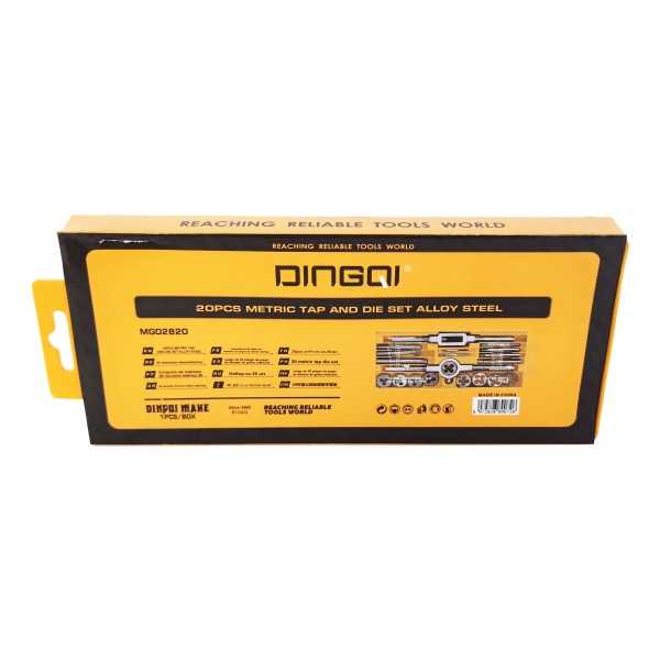 Trusa filiere M3-M12 si tarozi 3-12mm , set 20 pcs