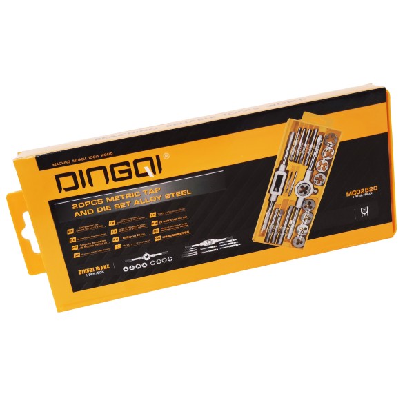 Trusa filiere M3-M12 si tarozi 3-12mm , set 20 pcs