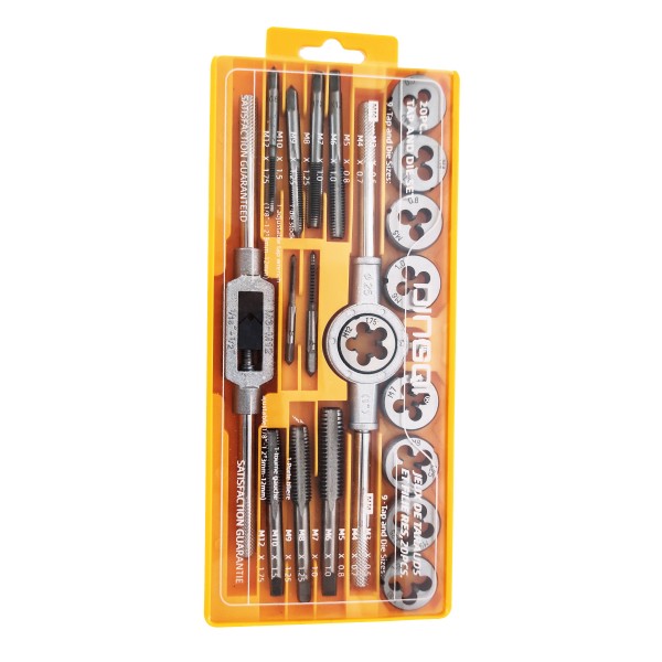 Trusa filiere M3-M12 si tarozi 3-12mm , set 20 pcs