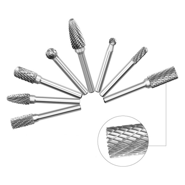 Freza metalica 8 piese