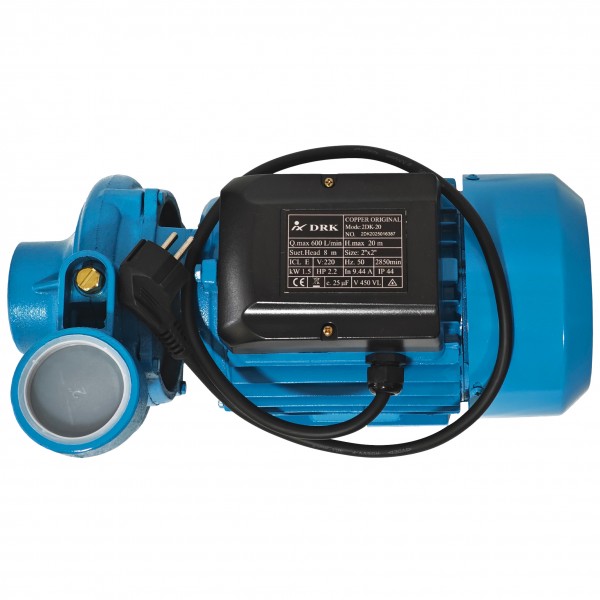 Pompa apa de suprafata , DRK-profesional, 2"*2", 1500 W, 600 L/min, absorbtie 8 m