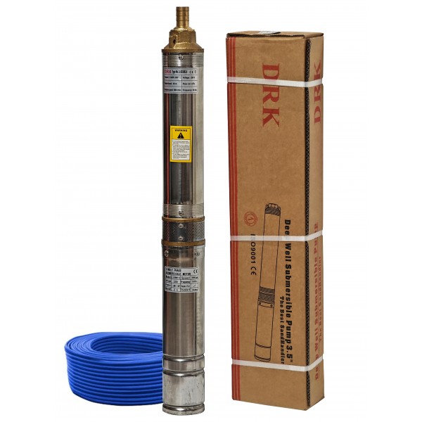 Pompa submersibila apa curata, 3.5STM2-8, DRK-Profesional, Diametru 85 mm, 1.1 kW, Adancime 46 m