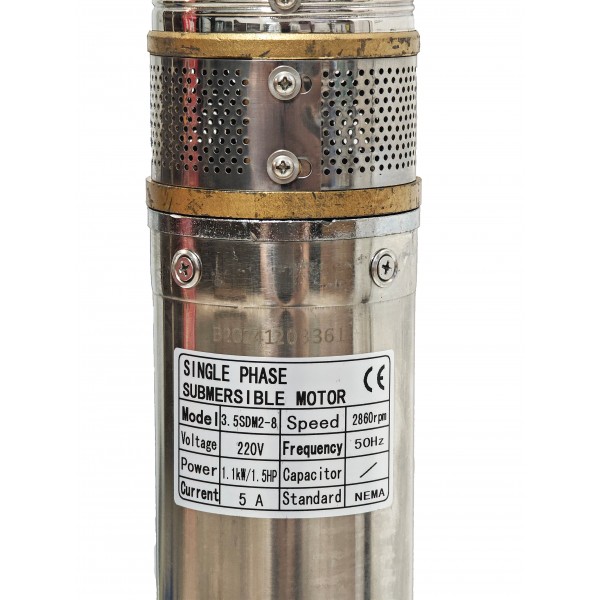 Pompa submersibila apa curata, 3.5STM2-8, DRK-Profesional, Diametru 85 mm, 1.1 kW, Adancime 46 m