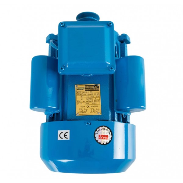 Motor electric monofazat, DRK, 4000 W, 1500 rpm, 2 condensatori, corp fonta