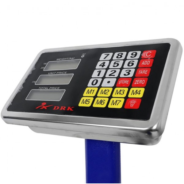 Cantar electronic platforma cu brat rabatabil DRK, 300KG, display cu LED