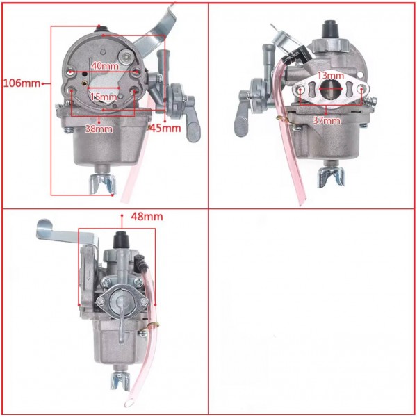 Carburator Complet pentru Motocoasă 4 Timpi GX35 / 139F – Compatibil Honda GX35, UMK435, Trimmer și Motocoasă 35cc