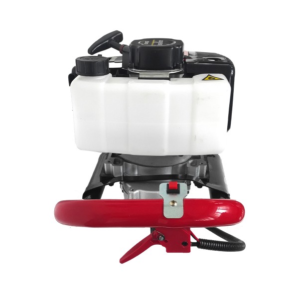 Motoburghiu DRK pe benzina 4.5 kW, 6 CP, 52 CC, rezervor 1.2 l, motor 2 timpi, diametru burghiu 150 mm