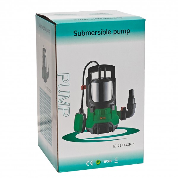 Pompa submersibila pentru apa murdara, DRK-Profesional, Corp inox, 1100 W, 20.000 l/h, Bobinaj cupru 100%, Model nou