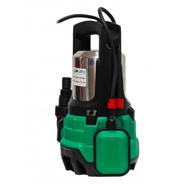 Pompa submersibila pentru apa murdara, DRK-Profesional, Corp inox, 1100 W, 20.000 l/h, Bobinaj cupru 100%, Model nou