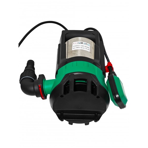 Pompa submersibila pentru apa murdara, DRK-Profesional, Corp inox, 1100 W, 20.000 l/h, Bobinaj cupru 100%, Model nou