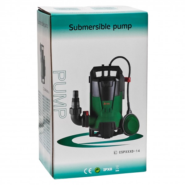 Pompa submersibila pentru apa murdara, DRK-Profesional, 750 W, 14.000 l/h, Bobinaj cupru 100%, Model nou