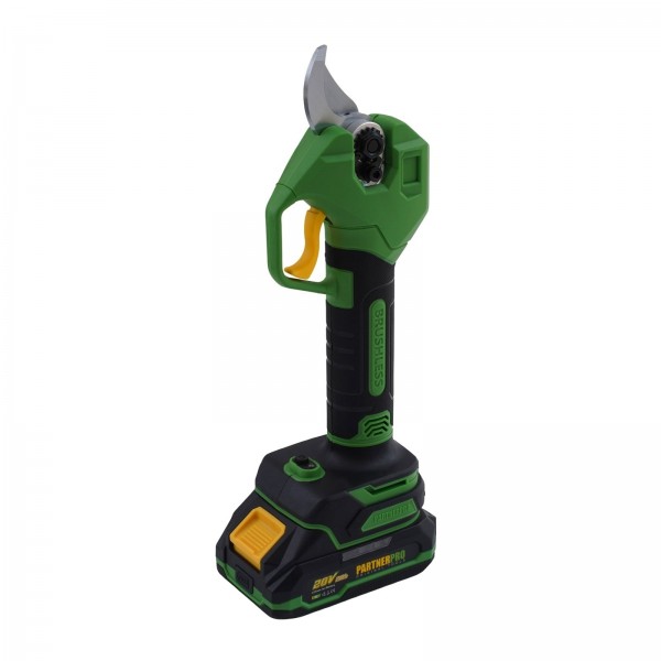 Set foarfecă de grădină și fierăstrău cu lanț pe acumulator PARTNERPRO PP-FF 5 IN 1, 2 acumulatori 20 V/2Ah Brushless