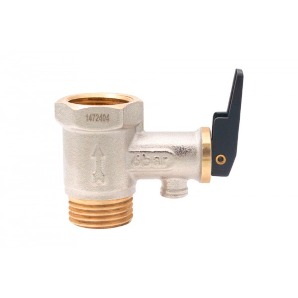 Supapa de siguranta pentru boiler 1/2 FI-FE 6bar
