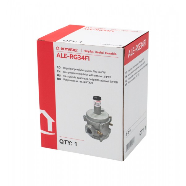 Regulator gaz 3/4" cu filtru