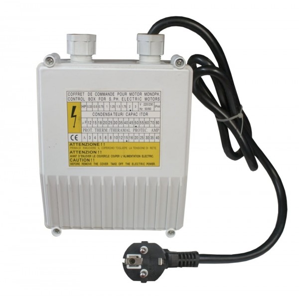Pompa submersibila inox pentru put de adancime 0.75KW 60m cu panou de comanda