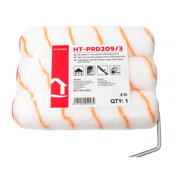 Set trafalet cu 3 role polyester 230x12x6mm ECO