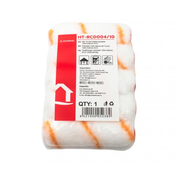 Set 10 role trafalet polyester 100x12x6mm ECO