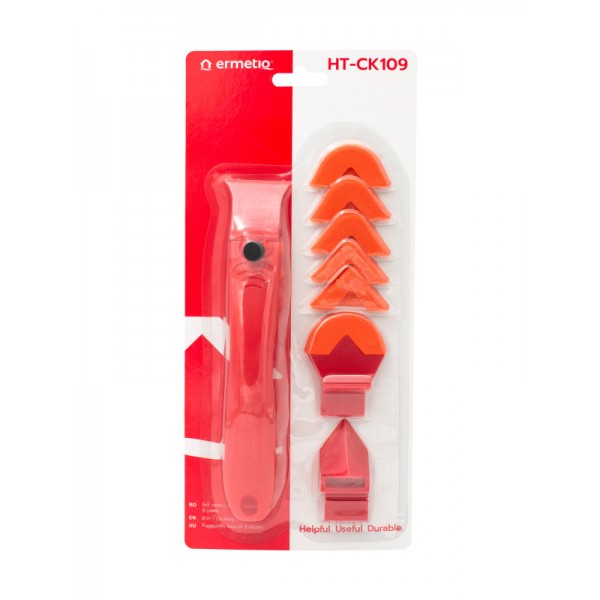 Set pentru aplicat/curatat silicon 9 piese