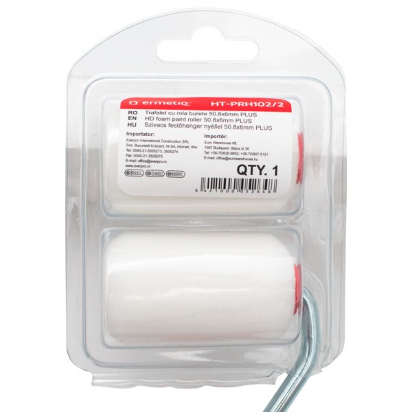 Trafalet cu rola burete 50.8x6mm PLUS