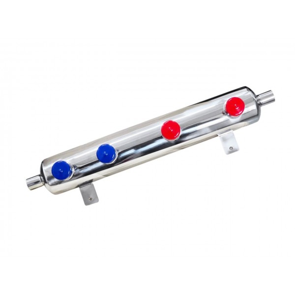 Butelie egalizare 70 KW - separator hidraulic din inox 2 circiute 1" cu izolatie