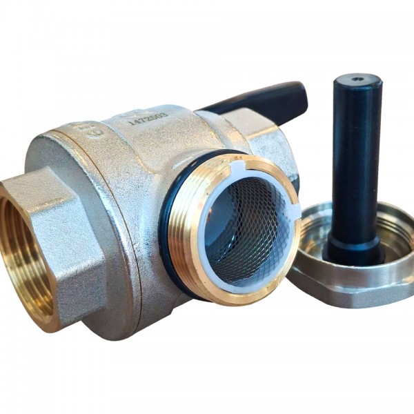 Robinet sferic cu filtru magnetic 1-1/4" FF