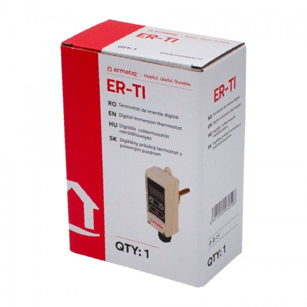 Termostat de Imersie Digital 0–90°C – Control Electronic pentru Pompe și Centrale Termice