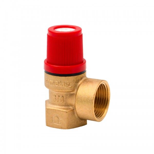 Supapă de siguranță 6 bari 3/4" FF – Protecție instalații termice și apă caldă
