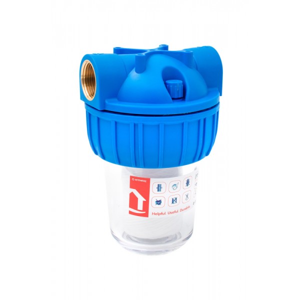 Filtru apa 5" cu cartus bumbac, filet interior 1" , EWY-F11/5