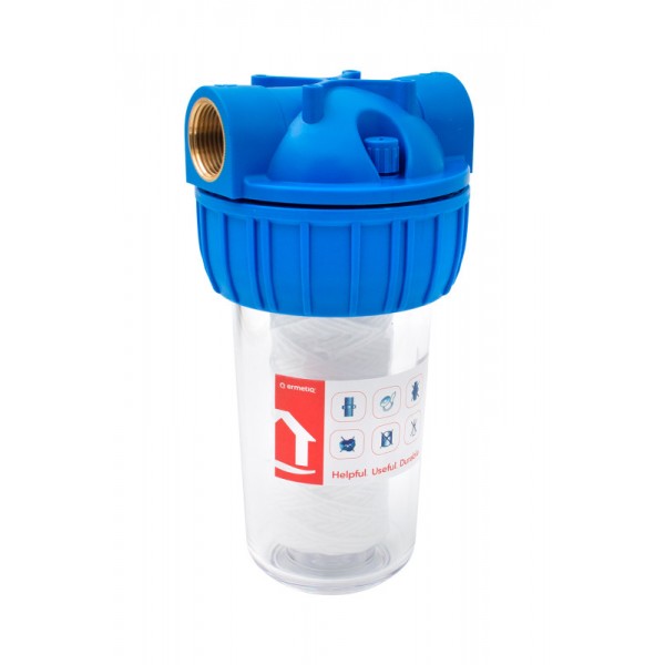 Filtru apa 7" cu cartus bumbac, filet interior 1" , EWY-F11/7