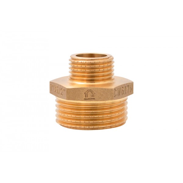 Niplu redus alama CW617N 1"x1/2"