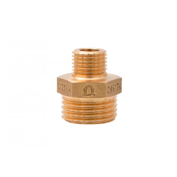 Niplu redus alama CW617N 1/2"x1/4"