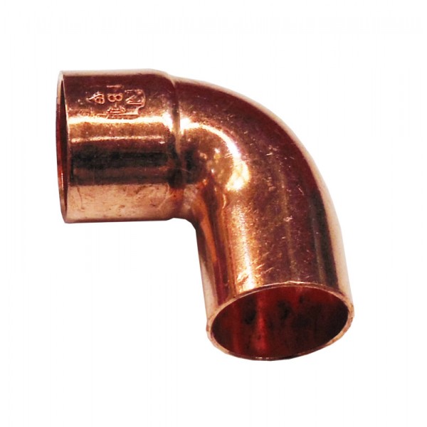Cot cupru 90° M-T 18 mm