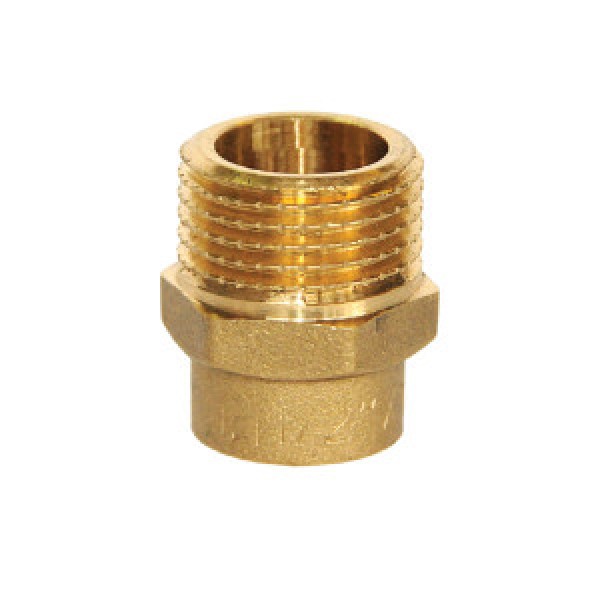 Conector din alama ptr teava cupru 22*3/4" FE