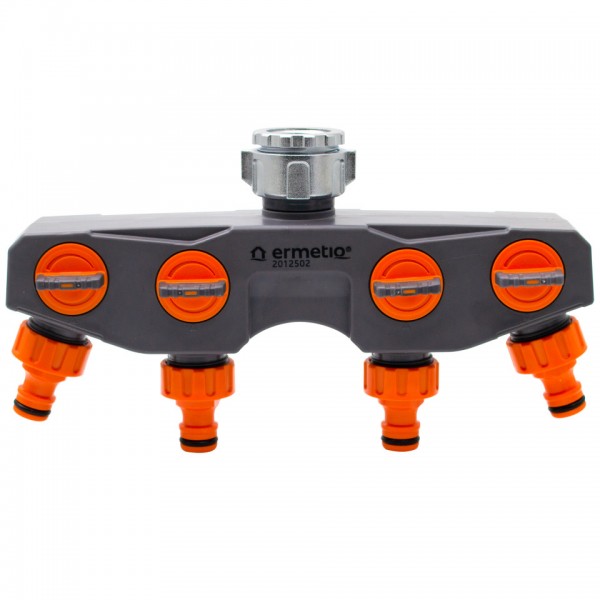 Adaptor 4 cai cu robineti PLUS
