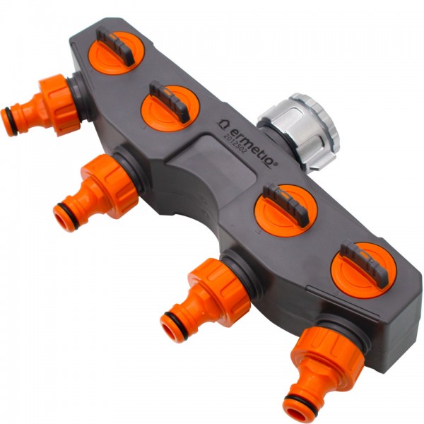 Adaptor 4 cai cu robineti PLUS