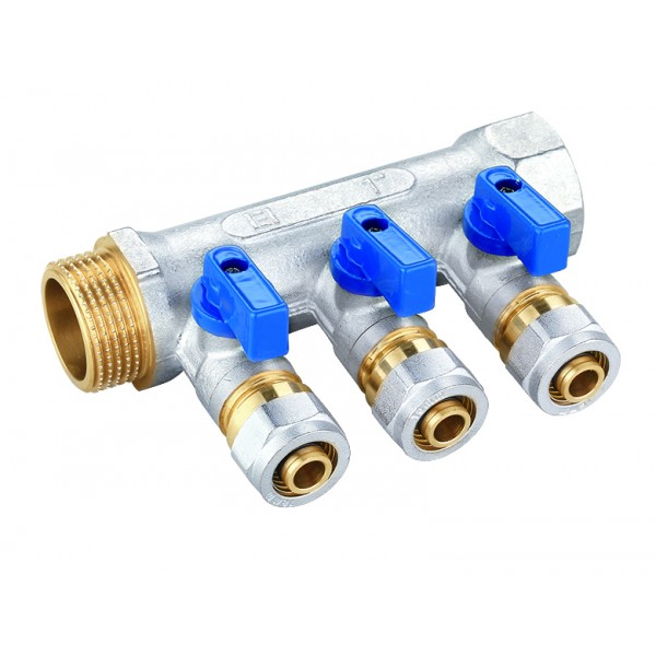 Distribuitor pexal 16mm*3/4"/4cai-albastru