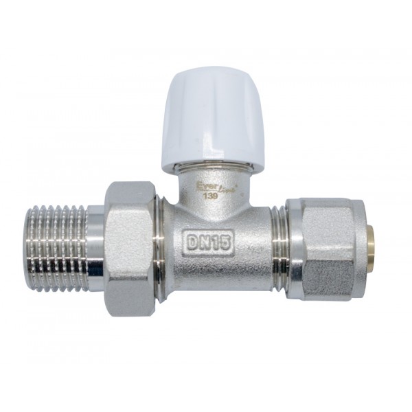 Robinet retur pex-al drept 16x1/2"M