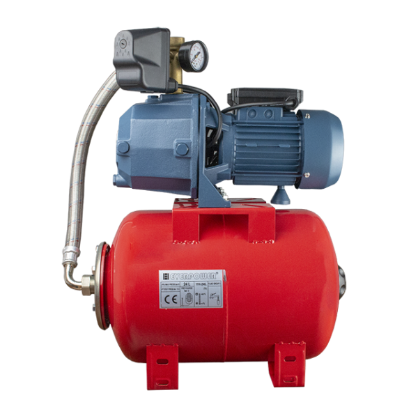 Hidrofor 36 litri , pompa cu ejector absorbtie 21 Metri , rezervor 24 Litri , 1100 W
