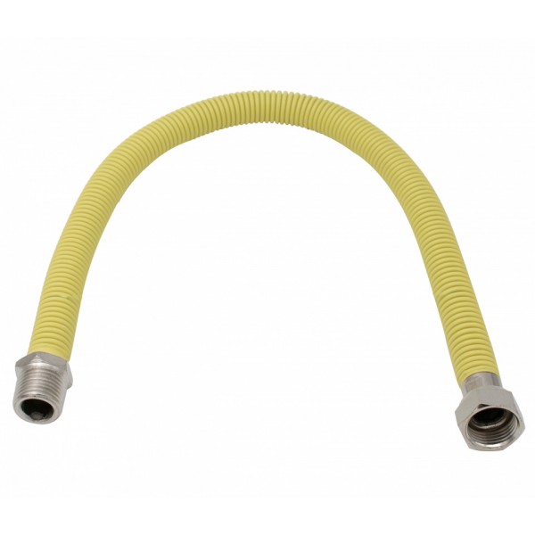 Racord flexibil/extensibil din inox pentru gaz 75cm 1/2" MF