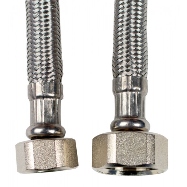 Racord ranforsat cu inox 30cm 1/2x3/8"FF
